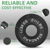 image2Inch Olympic Cast Iron Weight Plate for Strength Training ampamp Weightlifting Multiple Sizes25LB Set of 4