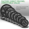 image2Inch Olympic Cast Iron Weight Plate for Strength Training ampamp Weightlifting Multiple Sizes45LB Single