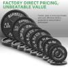 image2Inch Olympic Cast Iron Weight Plate for Strength Training ampamp Weightlifting Multiple Sizes5LB Set of 4