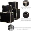 imageFitvids 3 in 1 NonSlip Wooden Plyo Box Plyometric Box Jumping Exercise Multiple Sizes Set16 x 14 x 12