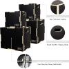 imageFitvids 3 in 1 NonSlip Wooden Plyo Box Plyometric Box Jumping Exercise Multiple Sizes Set24 x 20 x 16