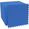 imageFitvids Puzzle Exercise Gym Flooring Mat Thick EVA Interlocking Foam Tiles Workout Mat for Home Gym Fitness Equipment MMA Gymnastics Multiple Colors and SizesBlue