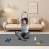 imageFitvids Puzzle Exercise Gym Flooring Mat Thick EVA Interlocking Foam Tiles Workout Mat for Home Gym Fitness Equipment MMA Gymnastics Multiple Colors and SizesGrey