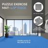 imageFitvids Puzzle Exercise Gym Flooring Mat Thick EVA Interlocking Foam Tiles Workout Mat for Home Gym Fitness Equipment MMA Gymnastics Multiple Colors and SizesBlue