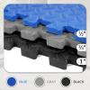 imageFitvids Puzzle Exercise Gym Flooring Mat Thick EVA Interlocking Foam Tiles Workout Mat for Home Gym Fitness Equipment MMA Gymnastics Multiple Colors and SizesBlack