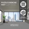 imageFitvids Puzzle Exercise Gym Flooring Mat Thick EVA Interlocking Foam Tiles Workout Mat for Home Gym Fitness Equipment MMA Gymnastics Multiple Colors and SizesGrey