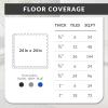 imageFitvids Puzzle Exercise Gym Flooring Mat Thick EVA Interlocking Foam Tiles Workout Mat for Home Gym Fitness Equipment MMA Gymnastics Multiple Colors and SizesGrey