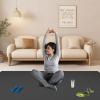 imageFitvids Puzzle Exercise Gym Flooring Mat Thick EVA Interlocking Foam Tiles Workout Mat for Home Gym Fitness Equipment MMA Gymnastics Multiple Colors and SizesBlack