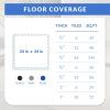 imageFitvids Puzzle Exercise Gym Flooring Mat Thick EVA Interlocking Foam Tiles Workout Mat for Home Gym Fitness Equipment MMA Gymnastics Multiple Colors and SizesBlue