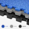 imageFitvids Puzzle Exercise Gym Flooring Mat Thick EVA Interlocking Foam Tiles Workout Mat for Home Gym Fitness Equipment MMA Gymnastics Multiple Colors and SizesBlue