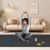imageFitvids Puzzle Exercise Gym Flooring Mat Thick EVA Interlocking Foam Tiles Workout Mat for Home Gym Fitness Equipment MMA Gymnastics Multiple Colors and SizesBlack