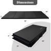 imageFolding Exercise Gymnastics Mat 4x8x2quot Gym Workout Mat with Carrying Handles HighDensity AntiTear Portable Fitness Aerobics Mats for Home Gym Yoga Pilates Tumbling MMA Core Training Multiple ColorsMidnight