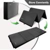 imageFolding Exercise Gymnastics Mat 4x8x2quot Gym Workout Mat with Carrying Handles HighDensity AntiTear Portable Fitness Aerobics Mats for Home Gym Yoga Pilates Tumbling MMA Core Training Multiple ColorsBlack
