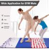 imageFolding Exercise Gymnastics Mat 4x8x2quot Gym Workout Mat with Carrying Handles HighDensity AntiTear Portable Fitness Aerobics Mats for Home Gym Yoga Pilates Tumbling MMA Core Training Multiple ColorsStarStripe