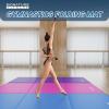 imageFolding Exercise Gymnastics Mat for Tumbling 2x6x2quot Gym Workout Mat with Carrying Handles HighDensity AntiTear Portable Fitness Aerobics Mats for Home Gym Yoga Pilates MMA Core Training Multiple ColorsBlue