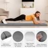 imageFolding Exercise Gymnastics Mat for Tumbling 2x6x2quot Gym Workout Mat with Carrying Handles HighDensity AntiTear Portable Fitness Aerobics Mats for Home Gym Yoga Pilates MMA Core Training Multiple ColorsGraphite