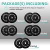 imageOlympic Barbell 2Inch Rubber Bumper Plate Weight Set for Strength Training Multiple OptionsBlack