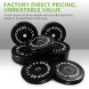 imageOlympic Barbell 2Inch Rubber Bumper Plate Weight Set for Strength Training Multiple OptionsBlack