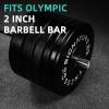 imageOlympic Barbell 2Inch Rubber Bumper Plate Weight Set for Strength Training Multiple OptionsColored