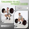 imageOlympic Barbell 2Inch Rubber Bumper Plate Weight Set for Strength Training Multiple OptionsColored