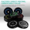 imageOlympic Barbell 2Inch Rubber Bumper Plate Weight Set for Strength Training Multiple OptionsColored