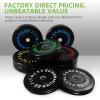 imageOlympic Barbell 2Inch Rubber Bumper Plate Weight Set for Strength Training Multiple OptionsColored