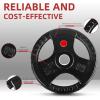 imageOlympic Cast Iron 2Inch Weight Plate for Strength Training ampamp Weightlifting Home Gym Multiple Weights Available45LB Pair