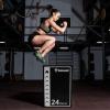 imagePlyo Box 3in1 Foam Plyometric Jump Box Box Jump for for Home Gym Training Fitness Workout Exercise Multiple ColorsBlackWhite