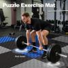 imagePuzzle Exercise Gym Flooring Mat Thick EVA Interlocking Foam Tiles Workout Mat for Home Gym Fitness Equipment MMA Gymnastics Multiple Sizes and ColorsBlue