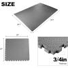 imagePuzzle Exercise Gym Flooring Mat Thick EVA Interlocking Foam Tiles Workout Mat for Home Gym Fitness Equipment MMA Gymnastics Multiple Sizes and ColorsGrey