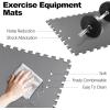 imagePuzzle Exercise Gym Flooring Mat Thick EVA Interlocking Foam Tiles Workout Mat for Home Gym Fitness Equipment MMA Gymnastics Multiple Sizes and ColorsGrey