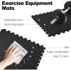 imagePuzzle Exercise Gym Flooring Mat Thick EVA Interlocking Foam Tiles Workout Mat for Home Gym Fitness Equipment MMA Gymnastics Multiple Sizes and ColorsBlack