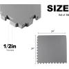 imagePuzzle Exercise Gym Flooring Mat Thick EVA Interlocking Foam Tiles Workout Mat for Home Gym Fitness Equipment MMA Gymnastics Multiple Sizes and ColorsGrey