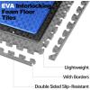 imagePuzzle Exercise Gym Flooring Mat Thick EVA Interlocking Foam Tiles Workout Mat for Home Gym Fitness Equipment MMA Gymnastics Multiple Sizes and ColorsGrey