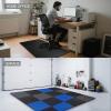imagePuzzle Exercise Gym Flooring Mat Thick EVA Interlocking Foam Tiles Workout Mat for Home Gym Fitness Equipment MMA Gymnastics Multiple Sizes and ColorsBlack