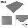 imagePuzzle Exercise Gym Flooring Mat Thick EVA Interlocking Foam Tiles Workout Mat for Home Gym Fitness Equipment MMA Gymnastics Multiple Sizes and ColorsGrey