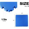 imagePuzzle Exercise Gym Flooring Mat Thick EVA Interlocking Foam Tiles Workout Mat for Home Gym Fitness Equipment MMA Gymnastics Multiple Sizes and ColorsBlue