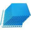 imagePuzzle Exercise Gym Flooring Mat Thick EVA Interlocking Foam Tiles Workout Mat for Home Gym Fitness Equipment MMA Gymnastics Multiple Sizes and ColorsBlue