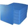imagePuzzle Exercise Gym Flooring Mat Thick EVA Interlocking Foam Tiles Workout Mat for Home Gym Fitness Equipment MMA Gymnastics Multiple Sizes and ColorsBlue