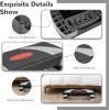 imageStep Aerobic Platform 31quot Exercise Step with 3 levels Adjustable Height 4 Stackable Risers Fitness Training Workout Stepper for Home Gym Cardio Strength Black ampamp PinkLight Gray