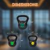 imageWide Grip 3Piece Kettlebell Exercise Fitness Weight Set Include 5 lbs 10 lbs 15 lbs and 20 lbs Set of 3 or Set of 430LB Set of 3 51015LB