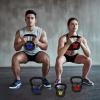 imageWide Grip 3Piece Kettlebell Exercise Fitness Weight Set Include 5 lbs 10 lbs 15 lbs and 20 lbs Set of 3 or Set of 445LB Set of 3 101520LB