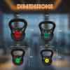 imageWide Grip 3Piece Kettlebell Exercise Fitness Weight Set Include 5 lbs 10 lbs 15 lbs and 20 lbs Set of 3 or Set of 450LB Set of 4 5101520LB