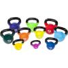 imageWide Grip 3Piece Kettlebell Exercise Fitness Weight Set Include 5 lbs 10 lbs 15 lbs and 20 lbs Set of 3 or Set of 4VNKB20