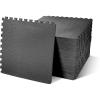 imagePuzzle Exercise Gym Flooring Mat Thick EVA Interlocking Foam Tiles Workout Mat for Home Gym Fitness Equipment MMA Gymnastics Multiple Sizes and ColorsBlack