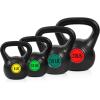 imageWide Grip 3Piece Kettlebell Exercise Fitness Weight Set Include 5 lbs 10 lbs 15 lbs and 20 lbs Set of 3 or Set of 450LB Set of 4 5101520LB