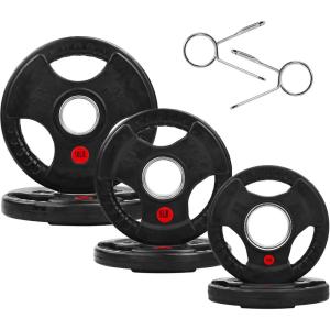imageOlympic Cast Iron 2Inch Weight Plate for Strength Training ampamp Weightlifting Home Gym Multiple Weights Available25510LB Pairs