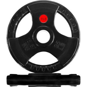imageOlympic Cast Iron 2Inch Weight Plate for Strength Training ampamp Weightlifting Home Gym Multiple Weights Available35LB Pair