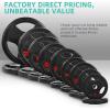 imageCast Iron Standard Weight Plates Including 5FT Standard Barbell with Star Locks 95Pound Set 85 Pounds Plates  10 Pounds Barbell Multiple Styles
