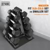 imageDumbbell Rack AFrame Weight Rack 4Tier 5Tier AShape Vertical Rack for Home Gym Multiple StylesAFrame  4Tier